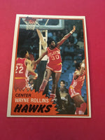 Wayne Rollins Hawks 1981-1982 Topps #71