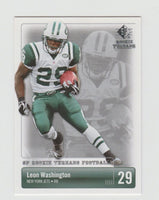 Leon Washington Jets 2007 SP Rookie Threads #69