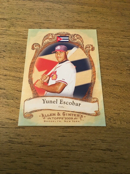 Yunel Escobar Braves 2009 Topps Allen & Ginter's National Pride #NP26