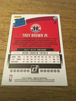 Troy Brown Jr. Wizards 2018-2019 Donruss Rookie #192