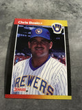 Chris Bosio Brewers 1989 Donruss #412