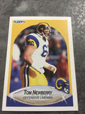 Tom Newsberry Rams 1990 Fleer #43