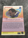 Tom Newsberry Rams 1990 Fleer #43