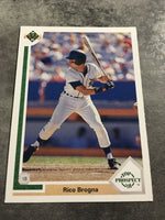 Rico Brogna Tigers 1991 Upper Deck Top Prospects #73