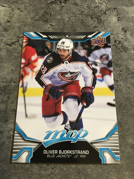 Oliver Bjorkstrand Blue Jackets 2022-23 Upper Deck MVP #128