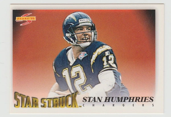 Stan Humphries Chargers 1995 Score Star Struck #207
