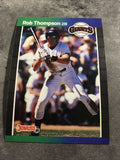 Rob Thompson Giants 1989 Donruss #98