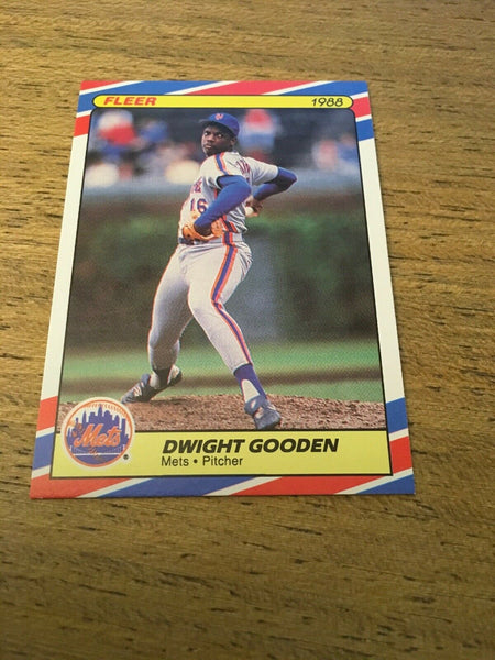 Dwight Gooden Mets 1988 Fleer Superstars#14