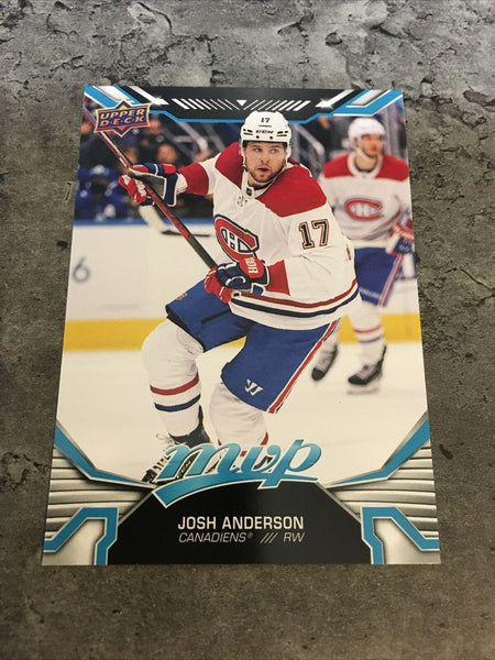 Josh Anderson Canadiens 2022-23 Upper Deck MVP #165