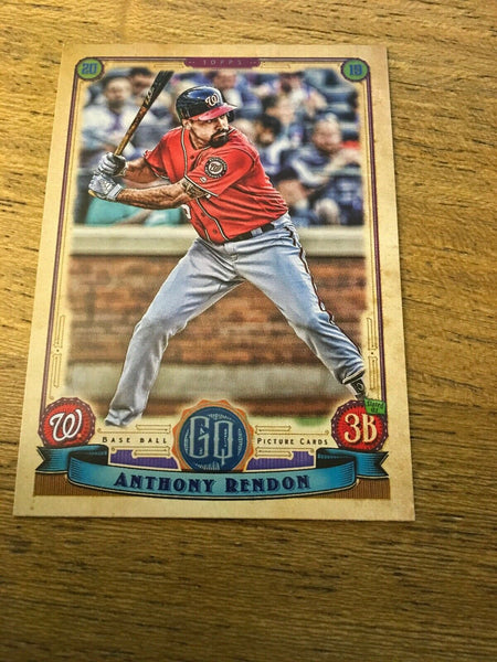 Anthony Rendon Nationals 2019 Topps Gypsy Queen #234