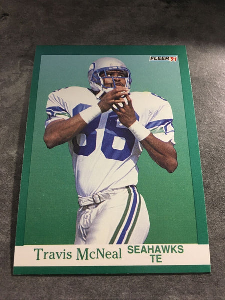 Travis McNeal Seahawks 1991 Fleer #192