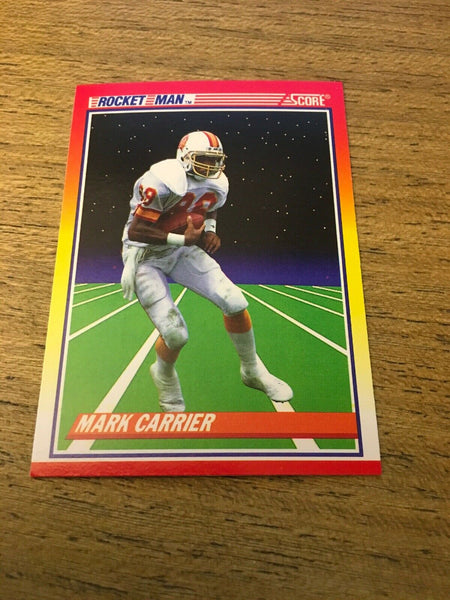 Mark Carrier Buccaneers 1990 Score Rocket Man #558