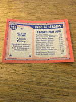 Chuck Finley Angels 1991 Topps All Star #395