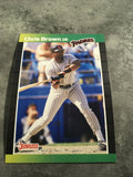 Chris Brown Padres 1989 Donruss #183