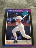 Carlos Quintana Red Sox 1989 Donruss Rated Rookie #37