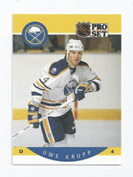 Uwe Krupp Sabres 1990-1991 Pro Set #23