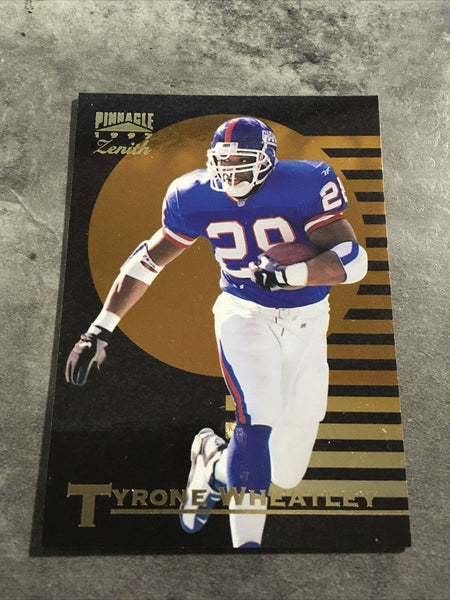 Tyrone Wheatley Giants 1997 Pinnacle Zenith #17