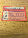 Alan Haworth Capitals 1985-1986 Topps #117