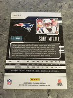 Sony Michel Patriots 2020 Panini Playbook #42