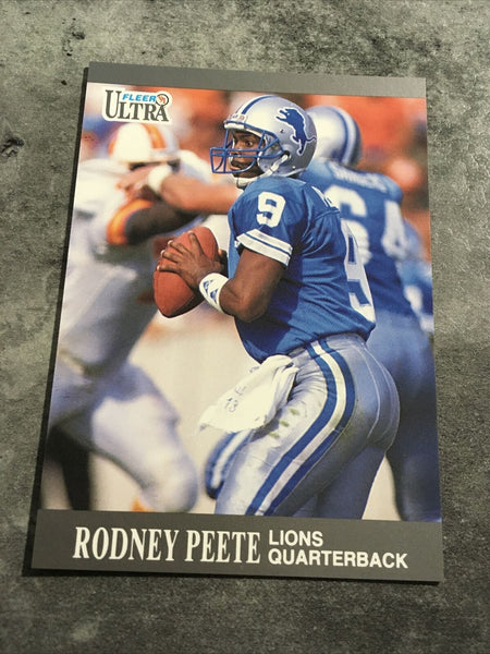 Rodney Peete Lions 1991 Fleer Ultra #168