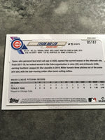 Tyson Miller Cubs 2021 Topps Update Rookie #US187