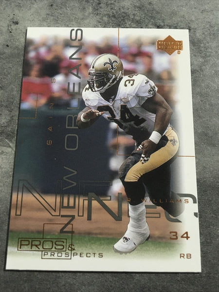 Ricky Williams Saints 2000 Upper Deck Pros & Prospects #50