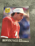 Browning Nagle Jets 1991 Fleer Ultra Draft Picks Rookie #293