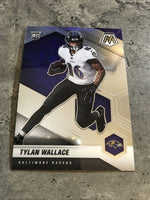 Tylan Wallace Ravens 2021 Panini Mosaic Rookie #326