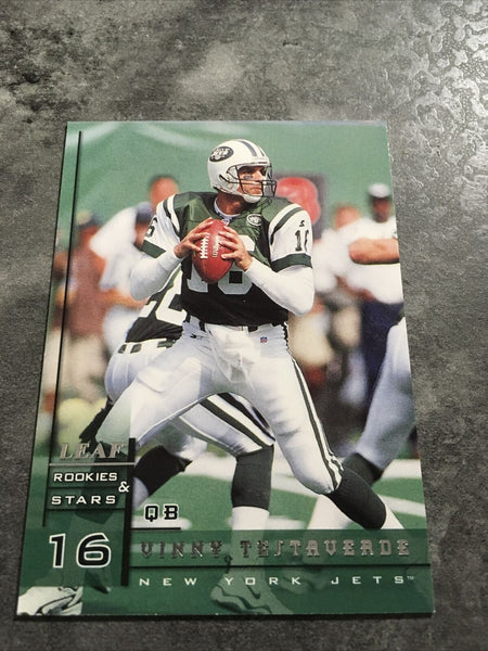 Vinny Testaverde Jets 1998 Leaf Rookie & Stars #16