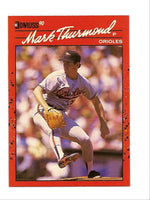 Mark Thurmond Orioles 1990 Donruss #612