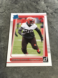 Jeremiah Owusu-Koramoah Browns 2021 Panini Donruss Rated Rookie #326