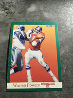 Warren Powers Broncos 1991 Fleer #53