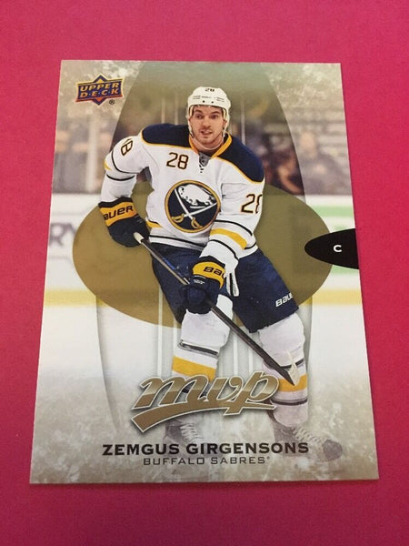 Zemgus Girgensons Sabres 2016-2017 Upper Deck MVP #123