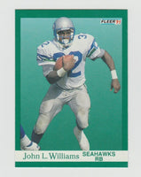 John L. Williams Seahawks 1991 Fleer #195