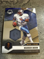 Warren Moon Oilers 2021 Panini Mosaic Man Of The Year #280