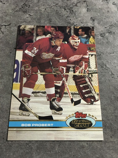 Bob Probert Red Wings 1991-92 Topps Stadium Club #59