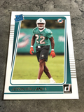 Jevon Holland Dolphins 2021 Panini Donruss Rated Rookie #348