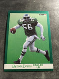 Byron Evans Eagles 1991 Fleer #327