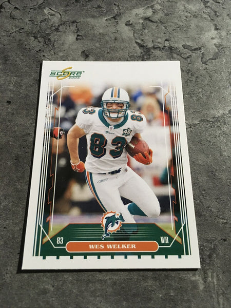 Wes Welker Dolphins 2006 Score Glossy #148