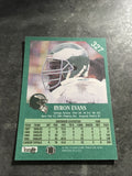 Byron Evans Eagles 1991 Fleer #327