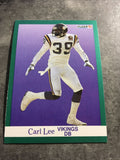 Carl Lee Vikings 1991 Fleer #285
