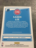 Saben Lee Pistons 2020-2021 Donruss Rookie #221