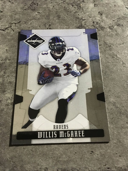 Willis McGahee Ravens 2008 Leaf Limited #10