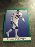 Everson Walls Giants 1991 Fleer #321