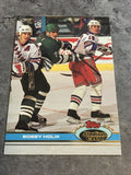 Bobby Holik Whalers 1991-92 Topps Stadium Club #299