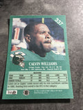 Calvin Williams Eagles 1991 Fleer #337