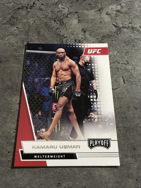 Kamaru Usman  UFC 2021 Panini Chronicles Playoff #70