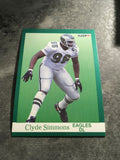 Clyde Simmons Eagles 1991 Fleer #332