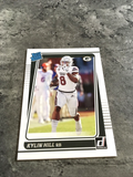 Kylin Hill Packers 2021 Panini Donruss Rated Rookie #295