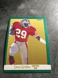 Don Griffin 49ers 1991 Fleer #355